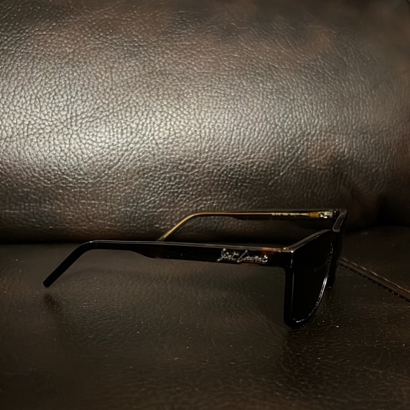 Saint Laurent unisex wayfarer 56mm square rectangle logo monogram sunglasses NEW - Picture 4 of 10